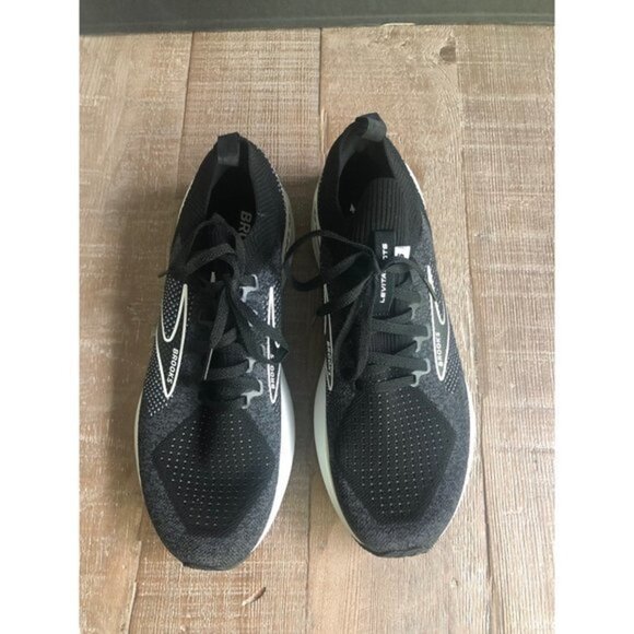 BROOKS Levitate StealthFit GTS 5 Black/Grey/White WOMEN's running shoes size 10 - Picture 7 of 7